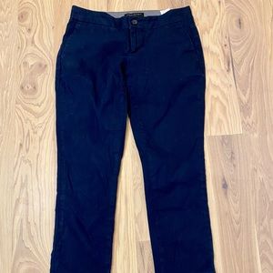 Banana Republic Navy Cropped Pants Size 24
